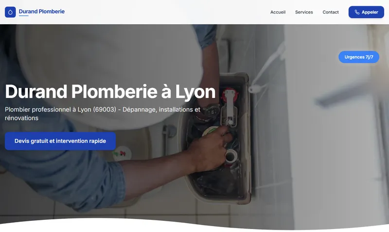 Site professionnel généré automatiquement