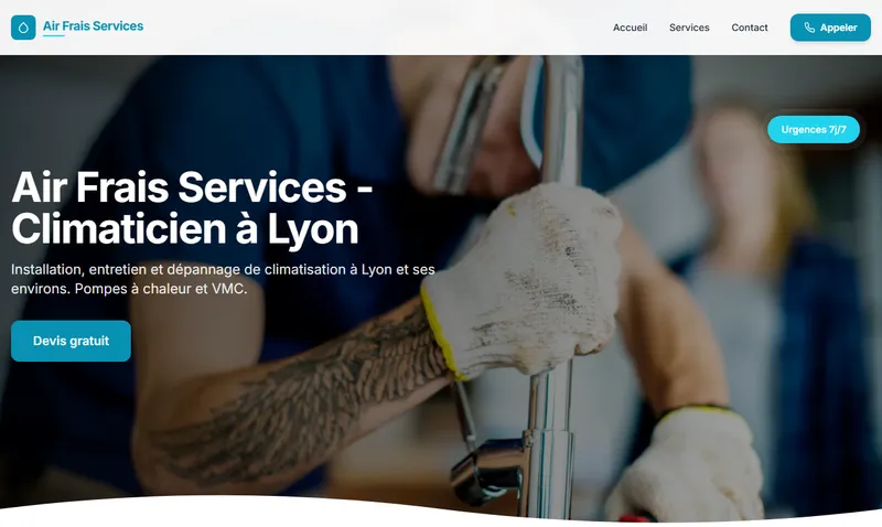 Aperçu site Climaticien