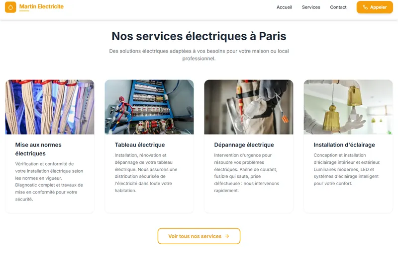 Vos services en détail