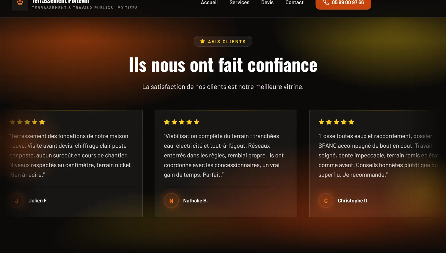 Vos avis Google en vitrine